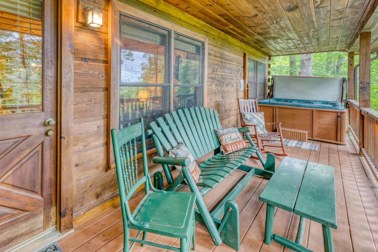 Secluded Sunrise Ridge-10 Min From Blue Ridge, King Beds, Hot Tub, 2 Porches, Fireplace Wood Burning, Mountain View, Cozy Ngoại thất bức ảnh